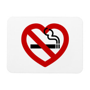 No Love For Smoking Sign Magnet