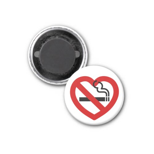 No Love For Smoking Sign Magnet