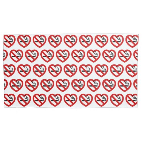 No Love For Smoking Sign Pillow Case