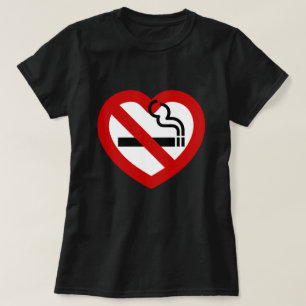 No Love For Smoking Sign T-Shirt