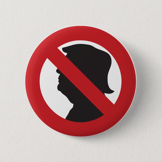 No MAGA/Anti-Trump Button (Front)