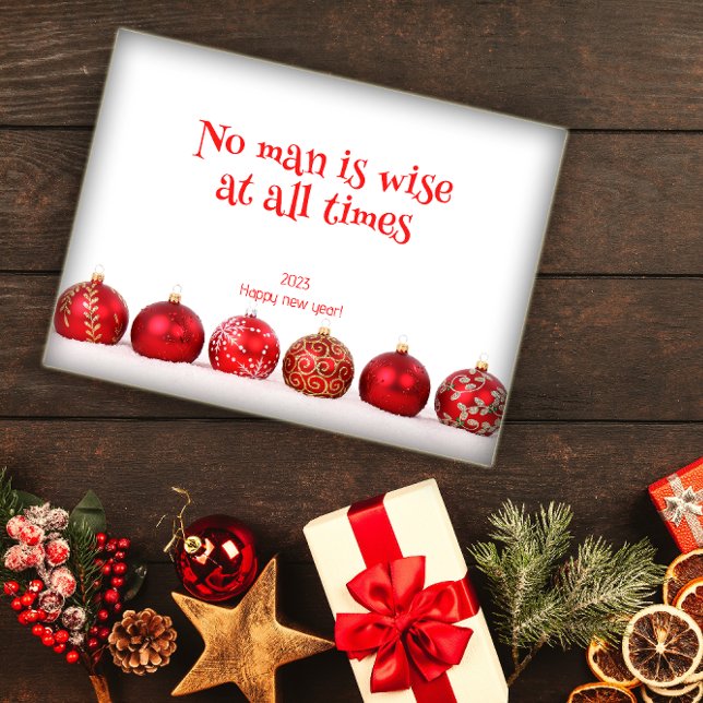 No man is wise at all times new year poster (Creator Uploaded)