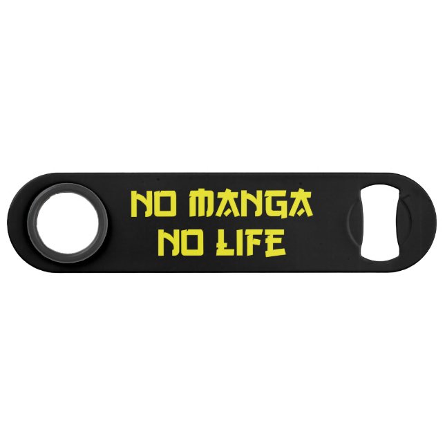 NO MANGA NO LIFE BAR KEY (Front (Horizontal))