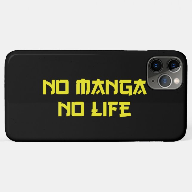 NO MANGA NO LIFE Case-Mate iPhone CASE (Back (Horizontal))