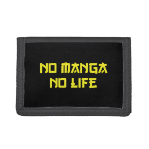 NO MANGA NO LIFE TRI-FOLD WALLET
