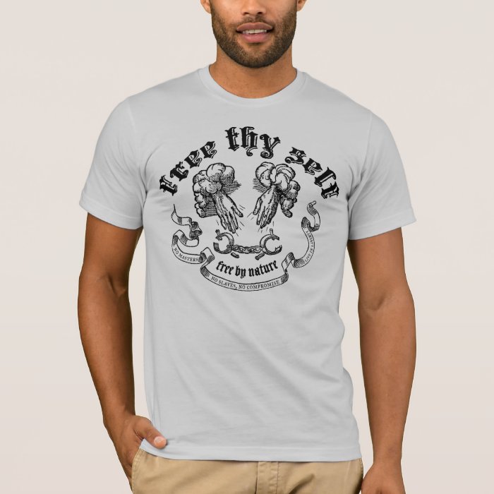 No Masters No Slaves Graphic Shirt | Zazzle