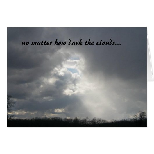 No Matter How Dark Cards (Front Horizontal)