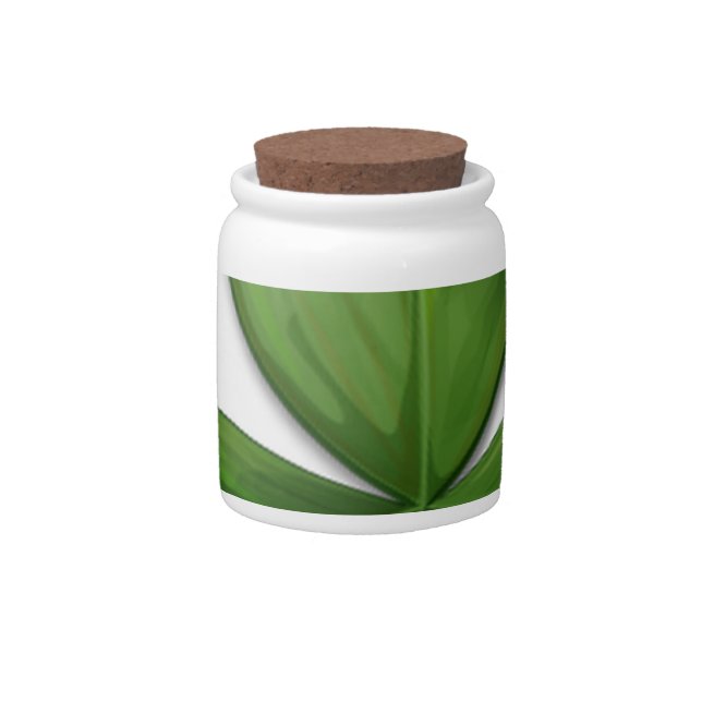 No matter how long the day, the evening comes. candy jar (Front)