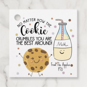 no matter how the cookie crumbles volunteer favor favor tags