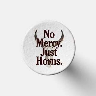 No Mercy Just Horns Longhorn Skull Brutal Bull Golf Tees