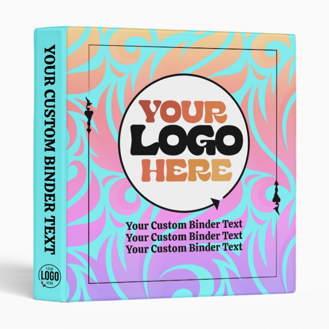 No Minimum Custom 3-Ring Binder – Personalized (Front/Spine)