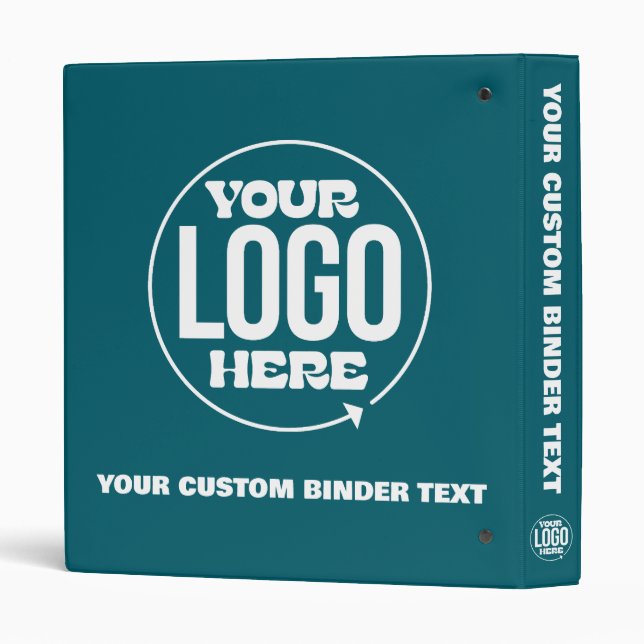 No Minimum Custom 3-Ring Binder – Personalized (Back/Spine)