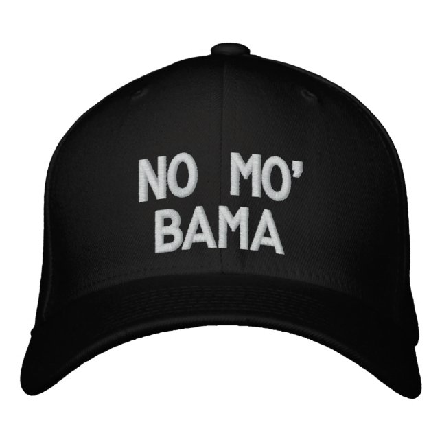 NO MO' BAMA EMBROIDERED BASEBALL HAT (Front)