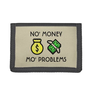 No Money More Problems Emoji Trifold Wallet No Money More Problems Emoji Trifold Wallet
