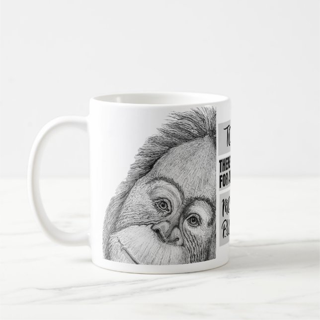No Monkey Business  Coffee Mug (Left)