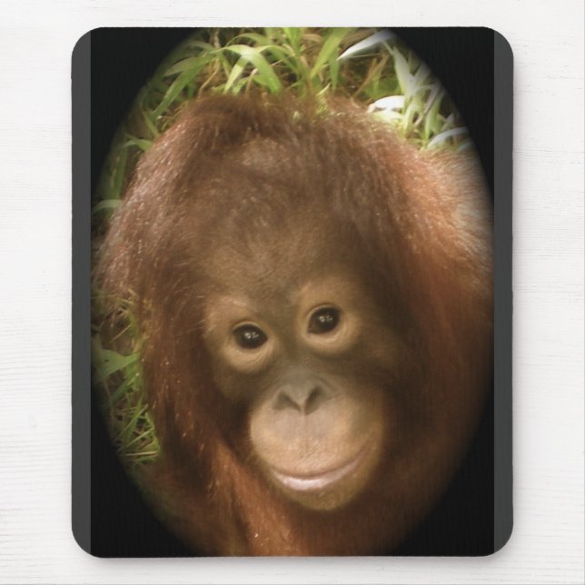 No Monkey Business Mouse Pad (Front)