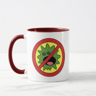 No Monsters Sign Mug
