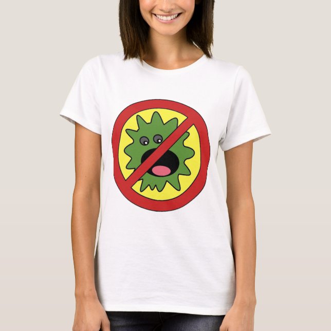 No Monsters Sign Women's T-Shirt (Front)