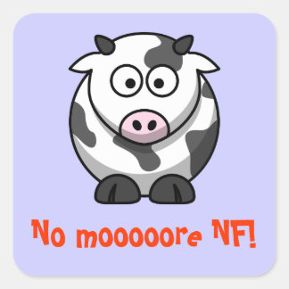 No mooore NF Square Sticker