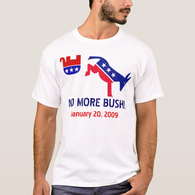NO MORE BUSH T-Shirt (Front)