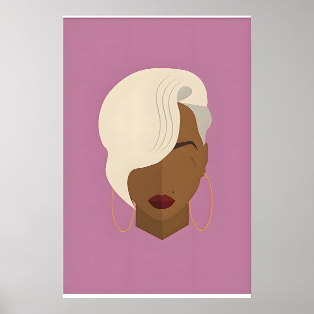 No More Drama Inspired Original Icon Design Print (Front)