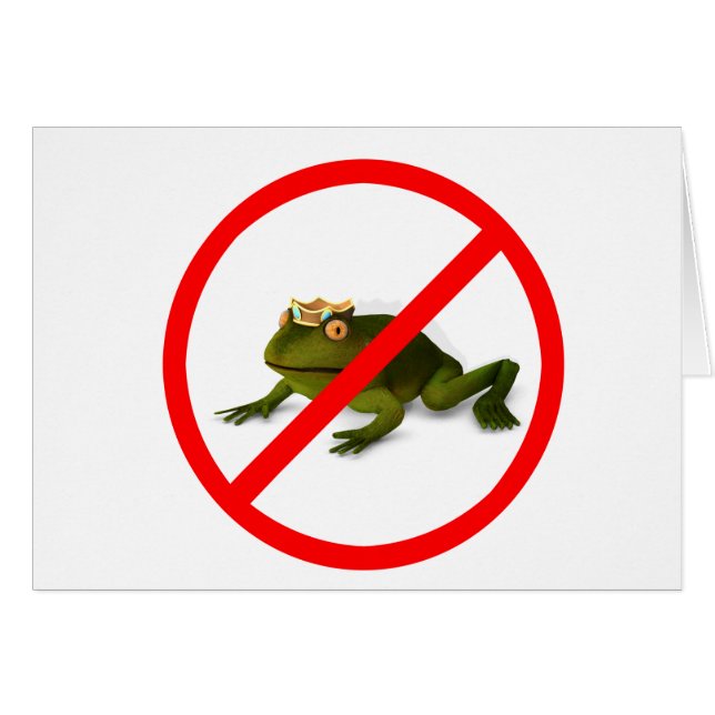 No More Frogs! Cards (Front Horizontal)