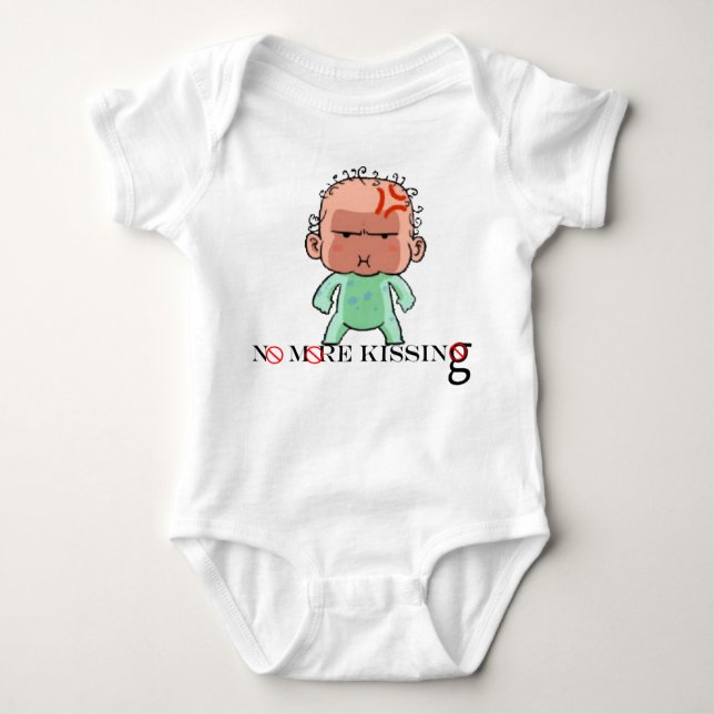 NO MORE KISSING BABY BODYSUIT (Front)