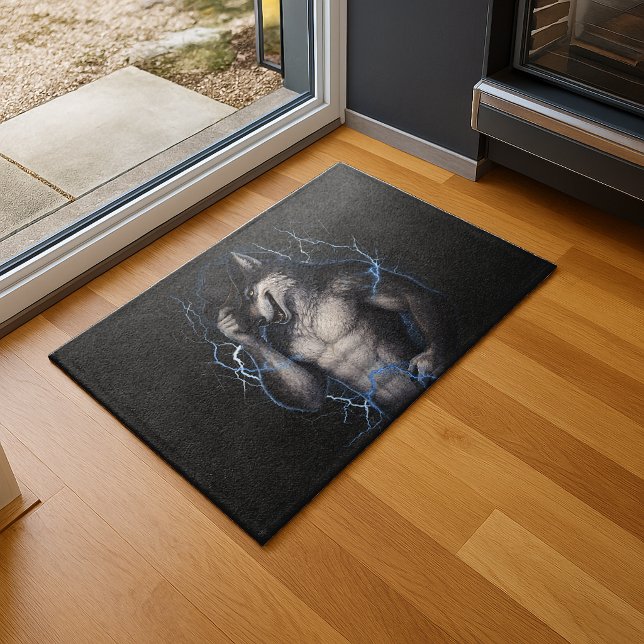 No More Mr Nice Guy Funny Alpha Wolf Meme Brainrot Doormat (Creator Uploaded)