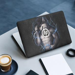 No More Mr Nice Guy Funny Alpha Wolf Meme Brainrot HP Laptop Skin