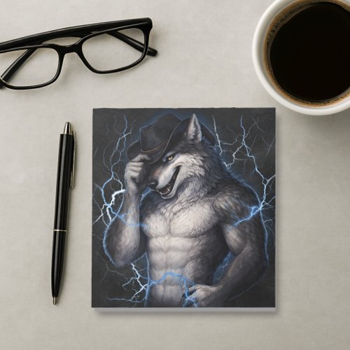 No More Mr Nice Guy Funny Alpha Wolf Meme Brainrot Notepad