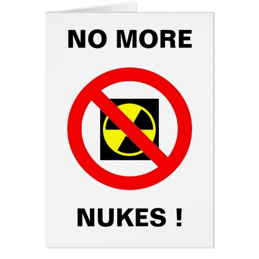 NO MORE NUKES (Front)