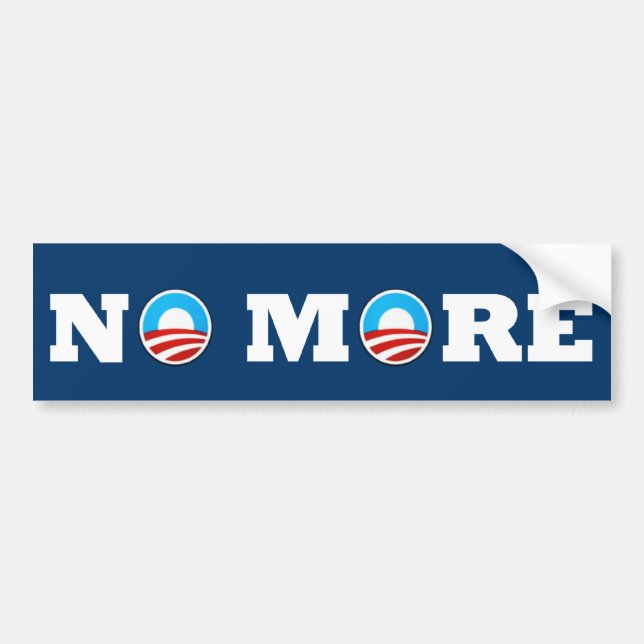 No more Obama Bumper Sticker (Front)