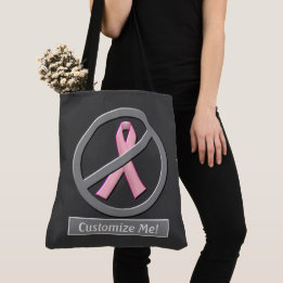 No More Pink Ribbons! Poster Tote Bag
