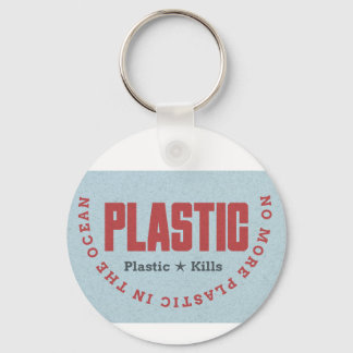 No more plastic in the ocean | Ocean pollution Key Keychain