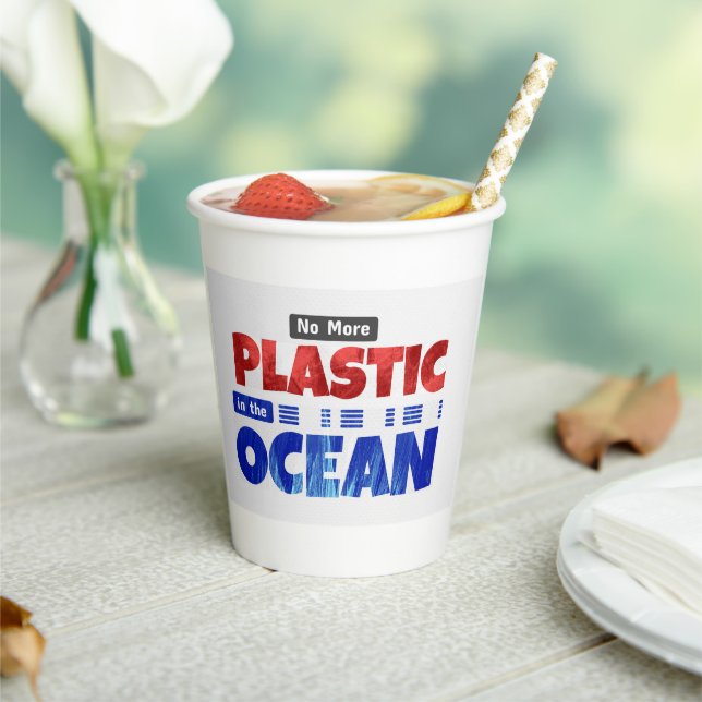 No more plastic in the ocean | Ocean pollution  Paper Cups (Insitu)