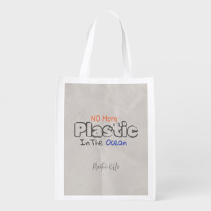 No more plastic in the ocean. Plastic Kills  Grocery Bag