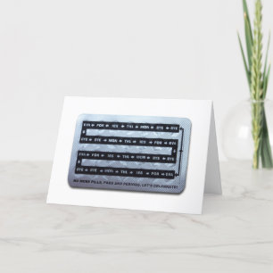 No More PPP Hysterectomy Greeting Card Template