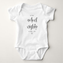 No More Silent Nights | Baby Announcement Bodysuit