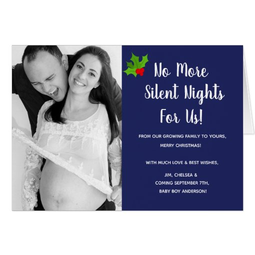 No More Silent Nights Christmas Card 