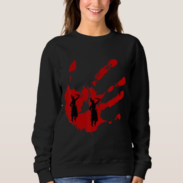 No More Stolen Sisters Mmiw Retro Native American Sweatshirt (Front)