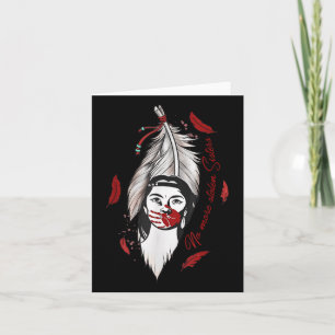 No More Stolen Sisters Native Americans Honor Awar Card