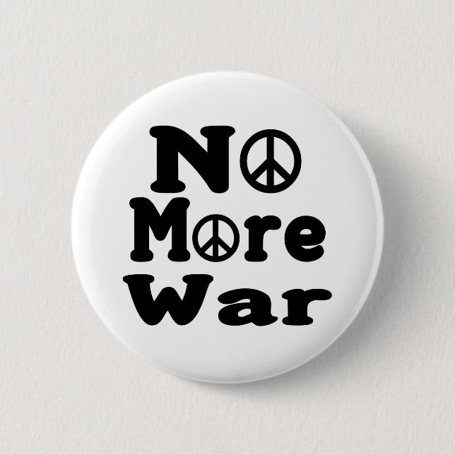 No More War! Button (Front)