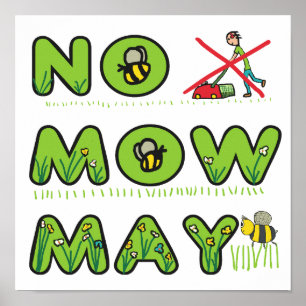 No Mow May Poster