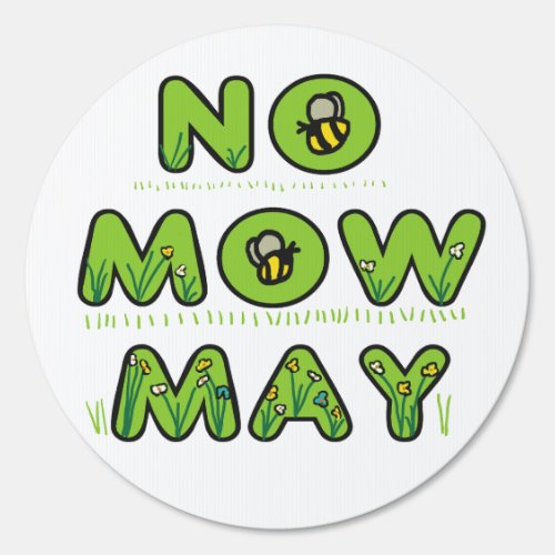 No Mow May Sign