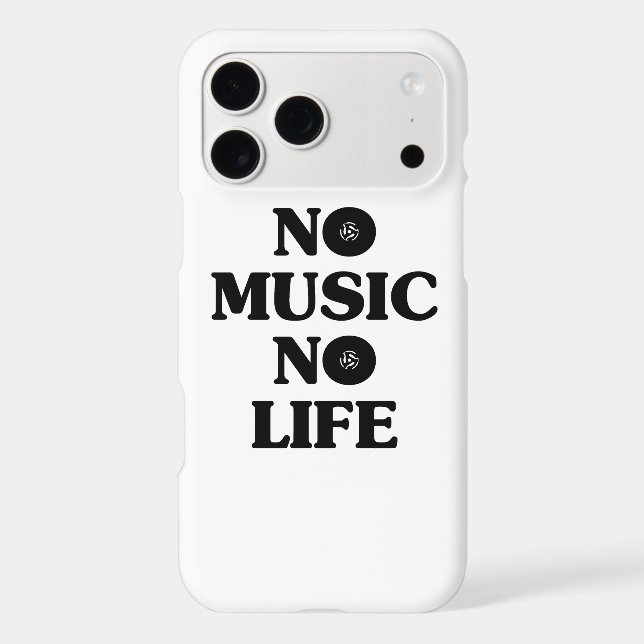 NO MUSIC NO LIFE Case-Mate iPhone CASE (Back)
