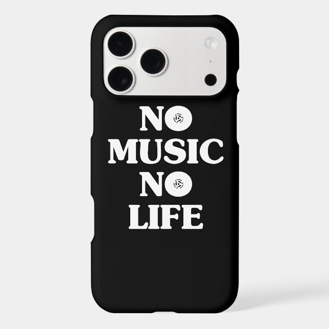 NO MUSIC NO LIFE Case-Mate iPhone CASE (Back)