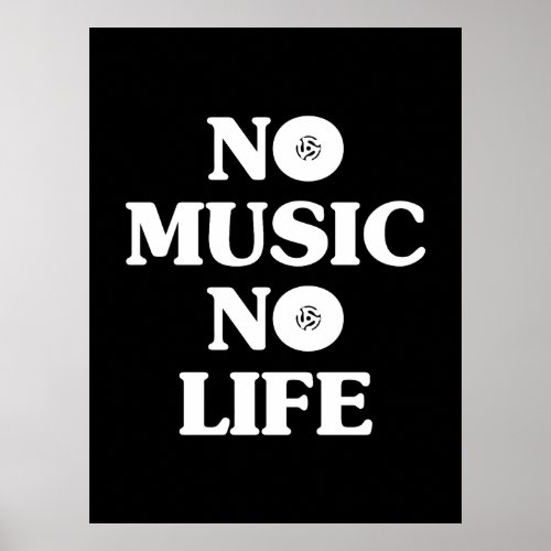 NO MUSIC NO LIFE POSTER