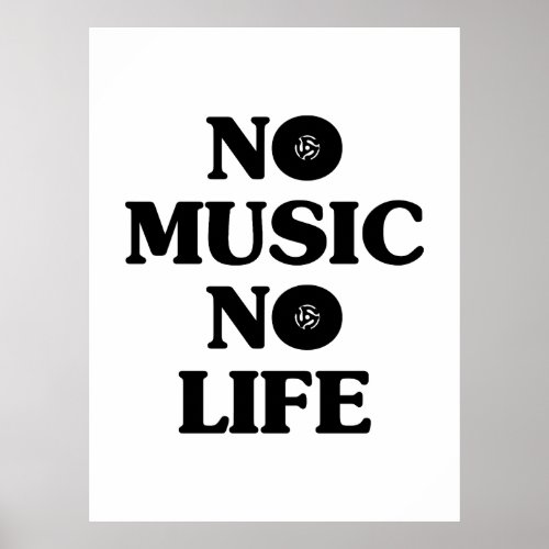 NO MUSIC NO LIFE POSTER