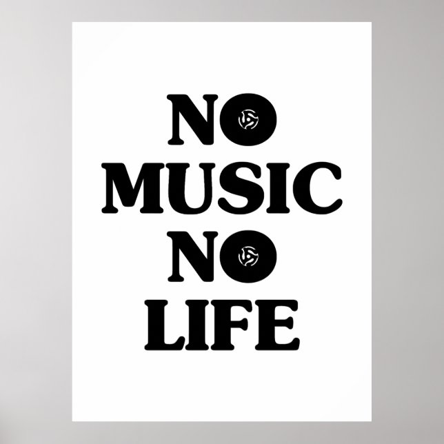 NO MUSIC NO LIFE POSTER (Front)