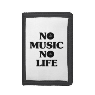 NO MUSIC NO LIFE TRI-FOLD WALLET